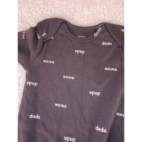 Carter’s Baby Boy Bodysuits 3M Lot of 2 – Cute Sayings & Stripes - Picture 3 of 10